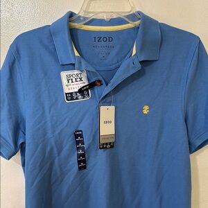 Izod Blue Polo Shirt Classic Design